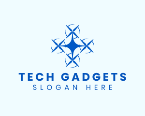 Drone Surveillance Tech logo design