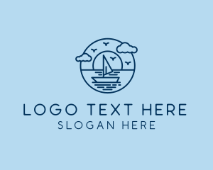 Sailing Ocean Boat Yacht logo