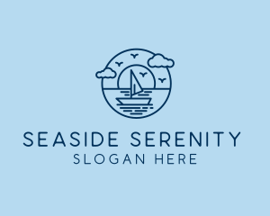 Sailing Ocean Boat Yacht logo