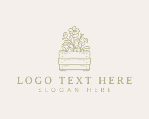 Flower Pots Florist Logo