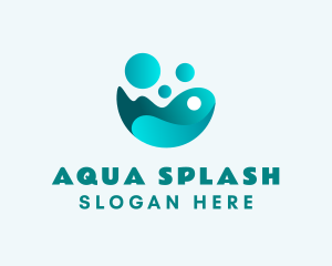 Aqua Water Cleaning logo design