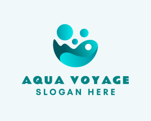 Aqua Water Cleaning logo design