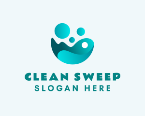 Aqua Water Cleaning logo design