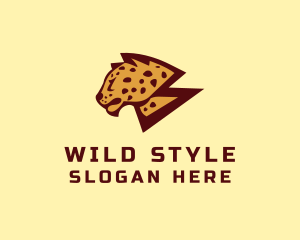 Wild Jaguar Cheetah logo design