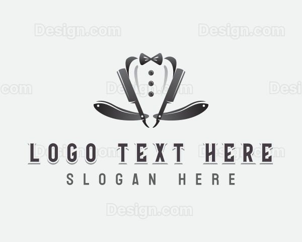 Haircut Razor Grooming Logo