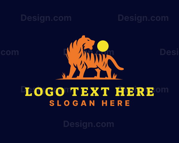 Wild Feline Tiger Logo