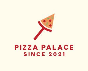 Modern Pizza Slice logo design