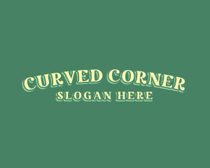 Retro Curve Business logo design