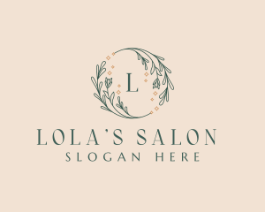 Floral Salon Boutique logo design