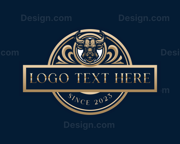 Luxury Bull Horn Logo