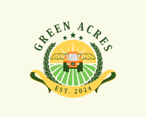 Agricultural Tractor Farm logo design