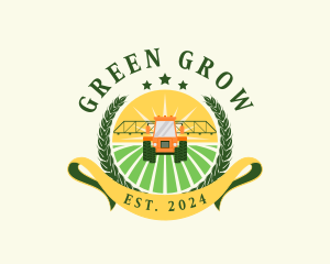 Agricultural Tractor Farm logo design