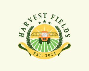 Agricultural Tractor Farm logo design