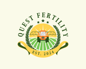 Agricultural Tractor Farm logo design