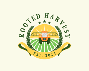 Agricultural Tractor Farm logo design