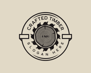 Woodwork Saw Carpentry logo design