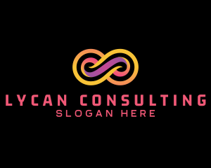 Business Gradient Infinity Loop logo design