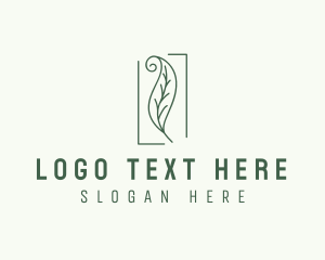 Herbal Spiral Leaf logo