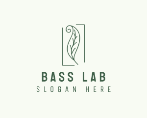 Herbal Spiral Leaf logo design