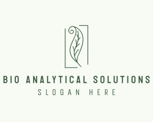 Herbal Spiral Leaf logo design