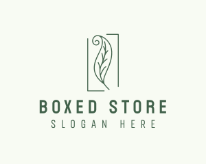 Herbal Spiral Leaf logo design