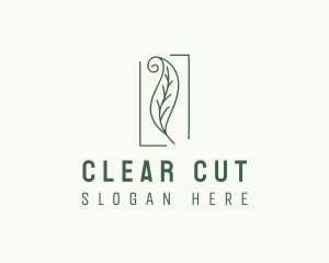 Herbal Spiral Leaf logo design