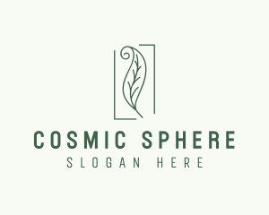 Herbal Spiral Leaf logo design