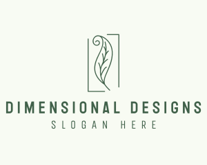 Herbal Spiral Leaf logo design