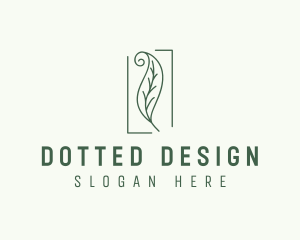 Herbal Spiral Leaf logo design