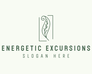 Herbal Spiral Leaf logo design