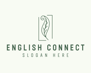 Herbal Spiral Leaf logo design