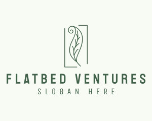 Herbal Spiral Leaf logo design