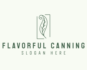 Herbal Spiral Leaf logo design