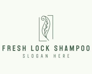 Herbal Spiral Leaf logo design