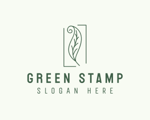 Herbal Spiral Leaf logo design