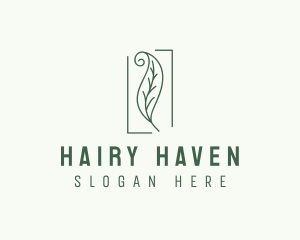 Herbal Spiral Leaf logo design