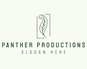 Herbal Spiral Leaf logo design