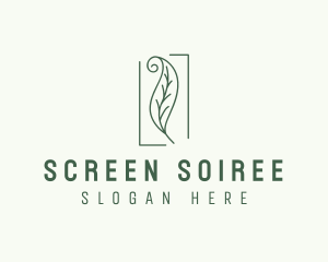 Herbal Spiral Leaf logo design