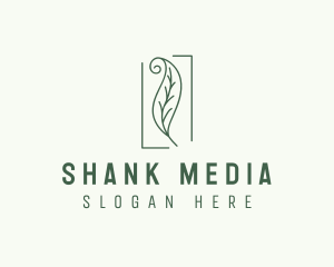 Herbal Spiral Leaf logo design