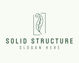 Herbal Spiral Leaf logo design