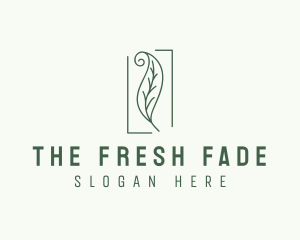 Herbal Spiral Leaf logo design