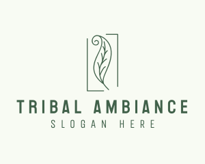 Herbal Spiral Leaf logo design