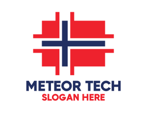 Modern Norway Tech logo design