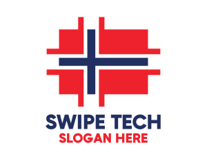 Modern Norway Tech logo design