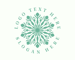 Eco Flower Mandala logo