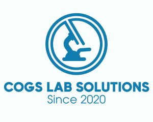 Blue Science Laboratory logo design