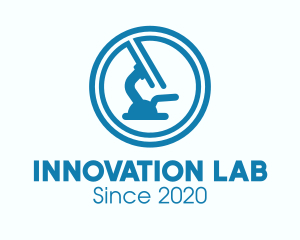 Blue Science Laboratory logo design