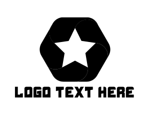 Hexagon Star Badge logo