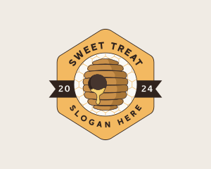 Beehive Honeycomb Farm logo design