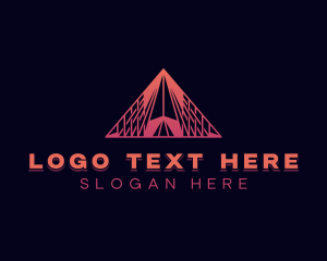 Generic Pyramid Tech Logo